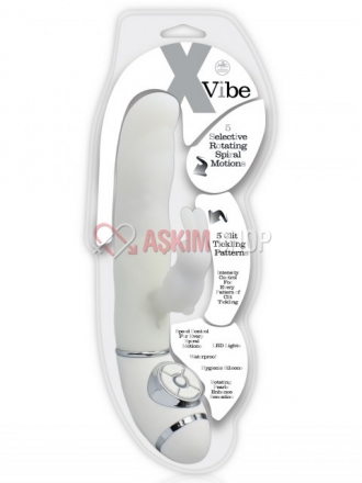 X Vibe Beyaz Klitoris Uyarıcı Teknolojik Vibratör