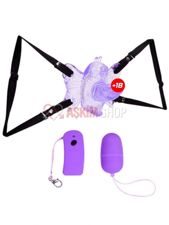 Butterfly Wireless Purple Kablosuz Titreşimli Bakire Masturbatörü